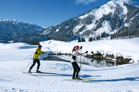 Langlaufen auf der Gnadenalm in Obertauern